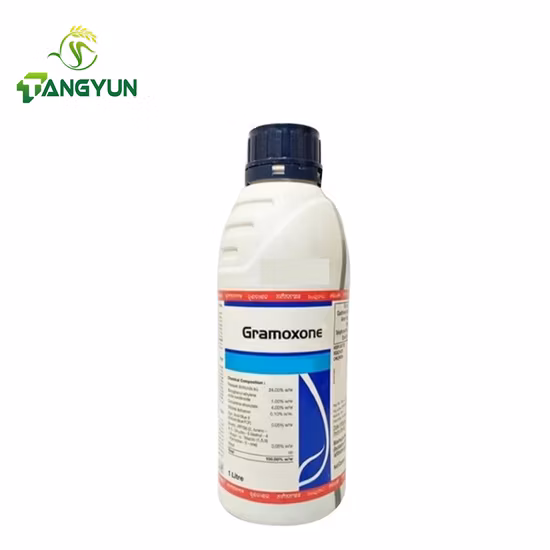 Fabricante de fábrica na China, herbicida Paraquat (42% TK, 20% SL, 276g / l SL) Herbicida Gramecoop 20 SL